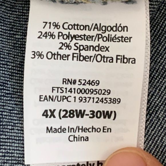 New Womens Terra & Sky 4X Plus Pull On Shorts Denim Extreme Dark Burmuda 4010 - Picture 6 of 8